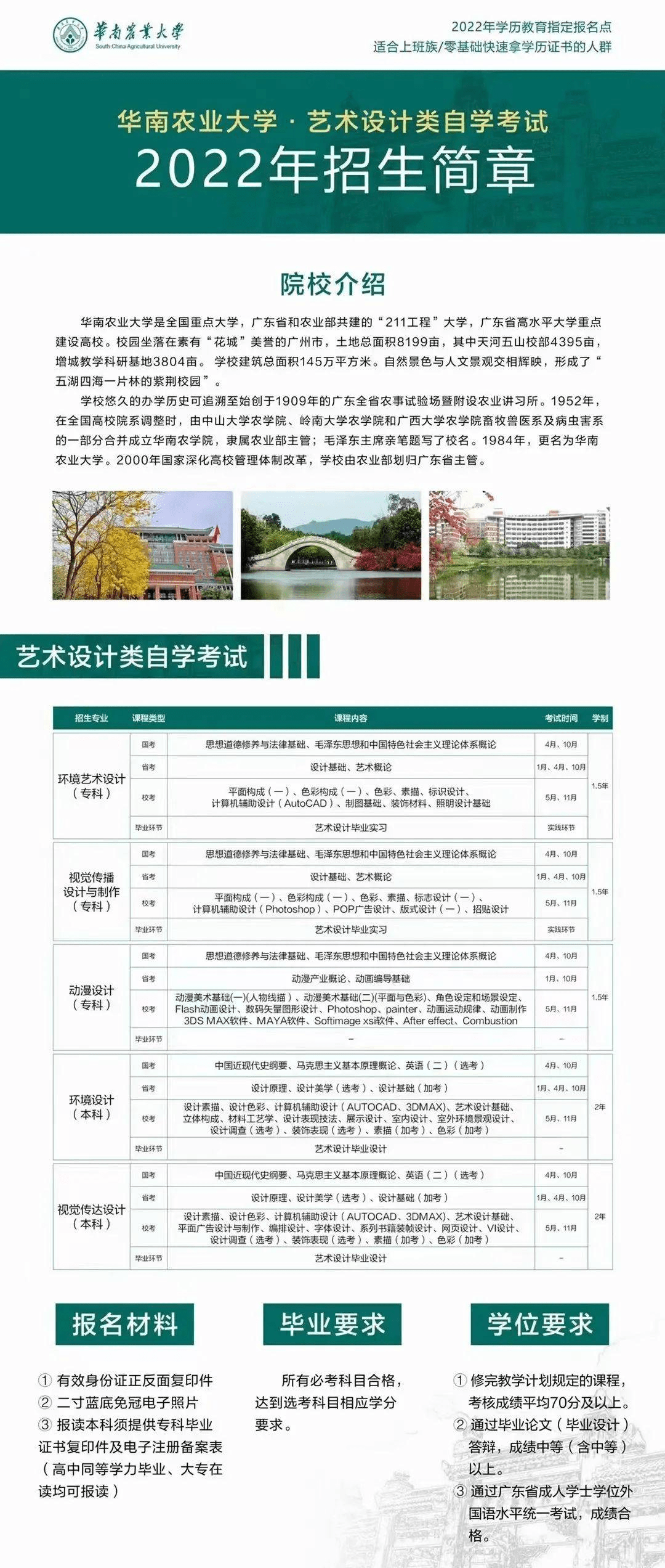 华南农业大学学历