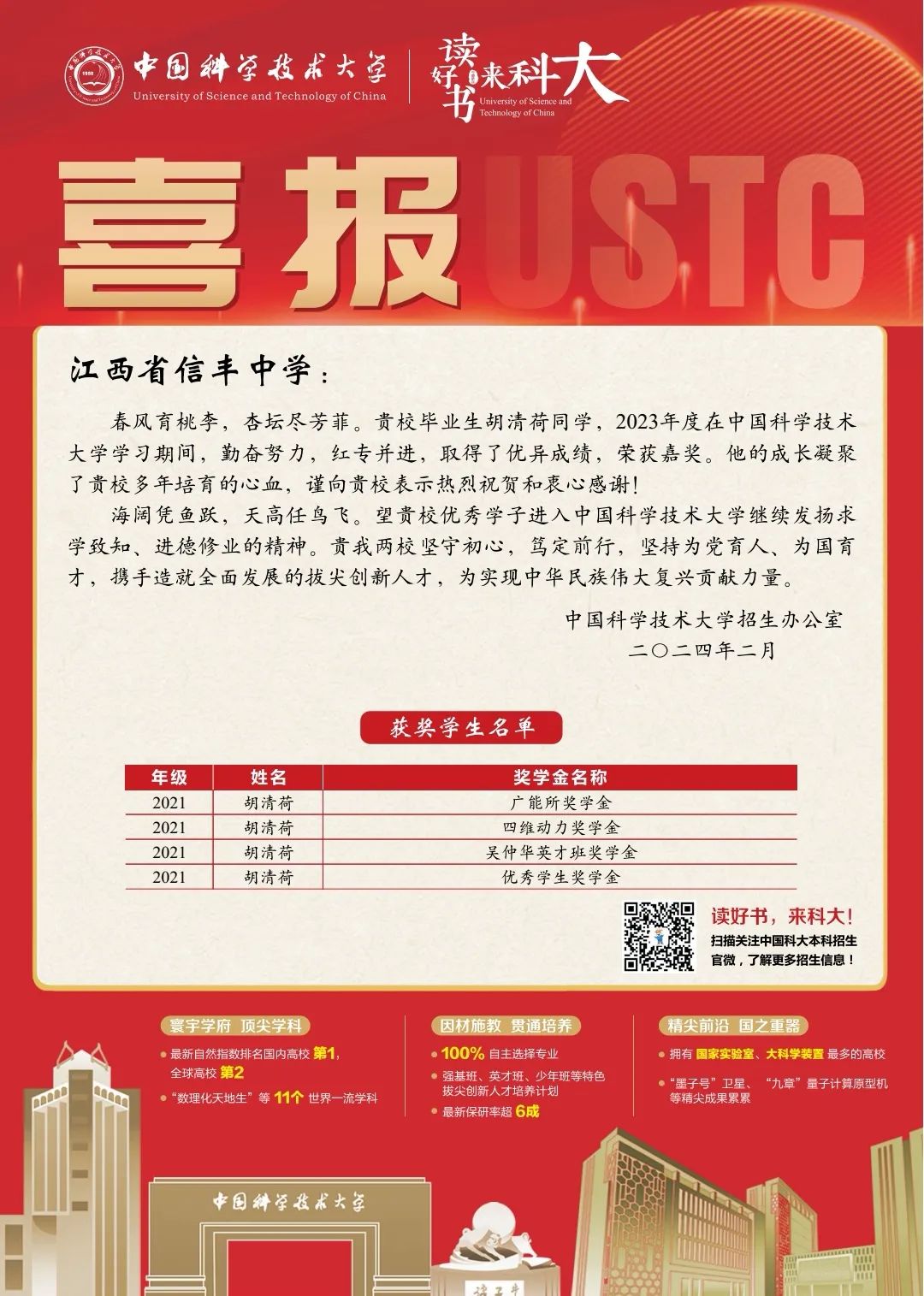 中国科学技术大学毕业证编号